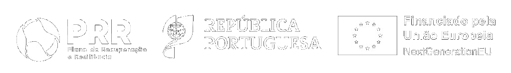 PRR - Plano de Recuperação e Resiliência, República Portuguesa, Financiado pela União Europeia NextGenerationEU